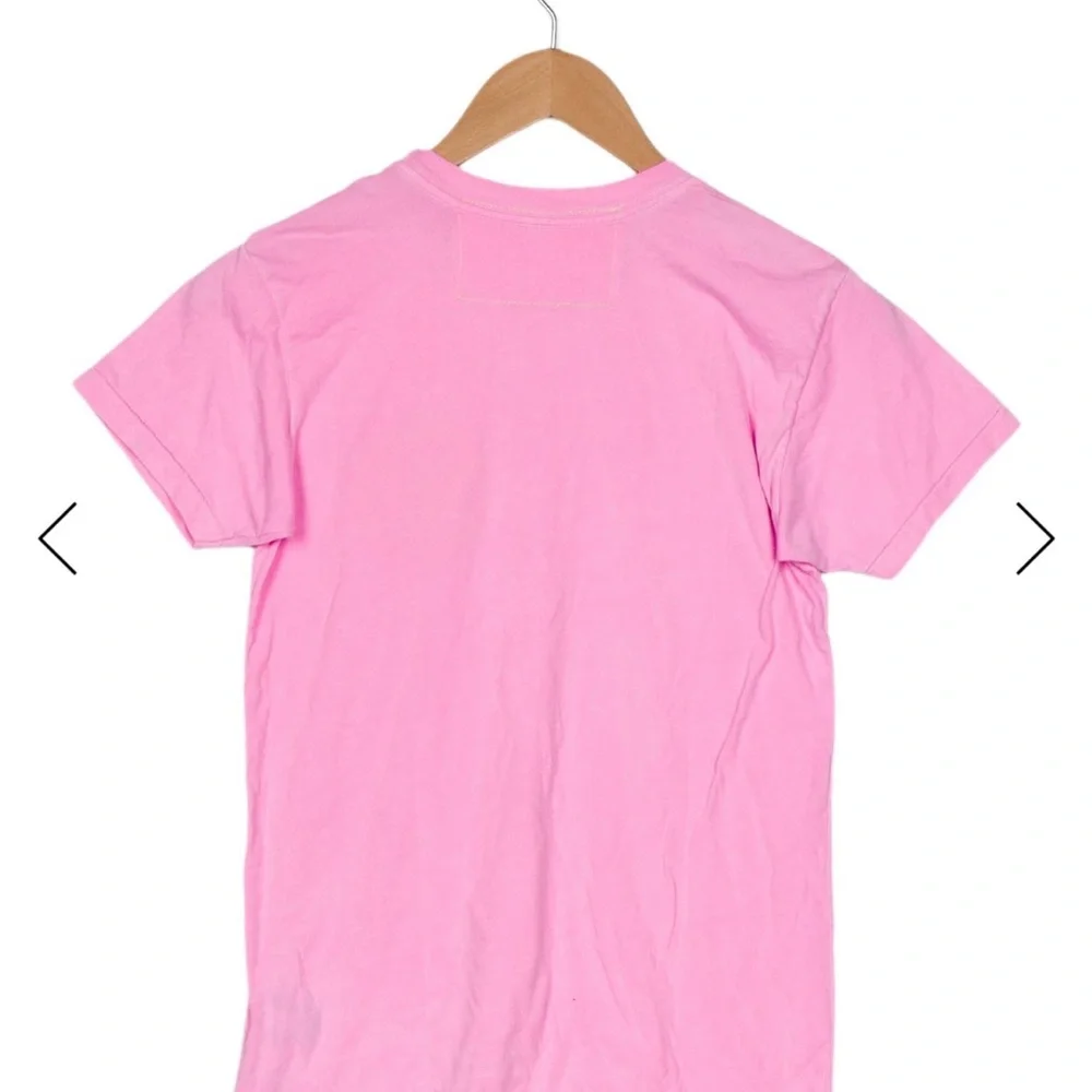 Aviator Nation Kids Pink Tee with Smiley Face Size 14 - Picture 2 of 6